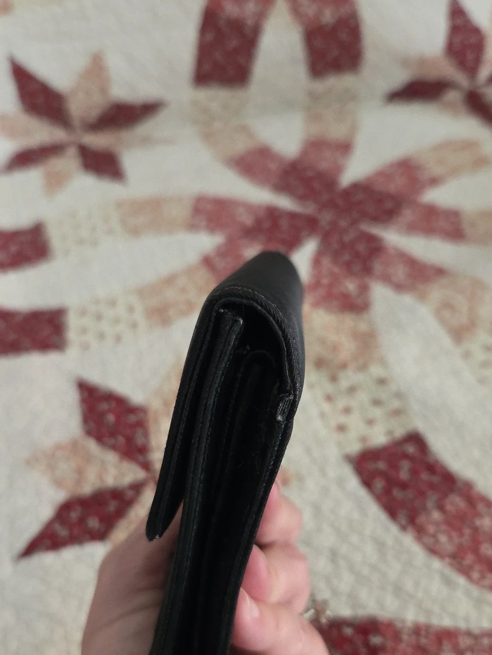 Prada Black Nylon Walley Trifold